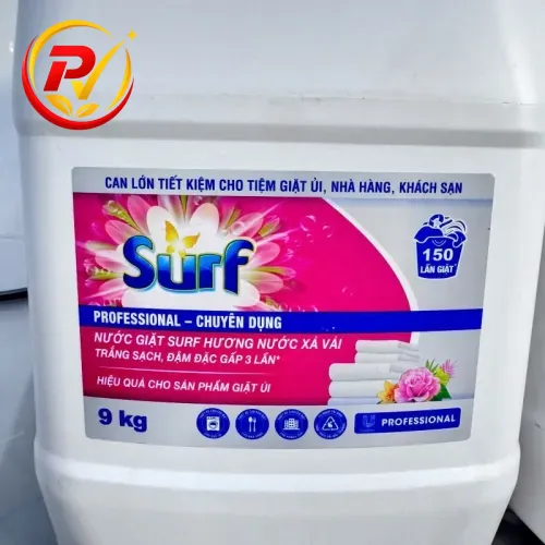 Nước giặt Surf Hương Hoa Cỏ Diệu Kì can lớn 9kg