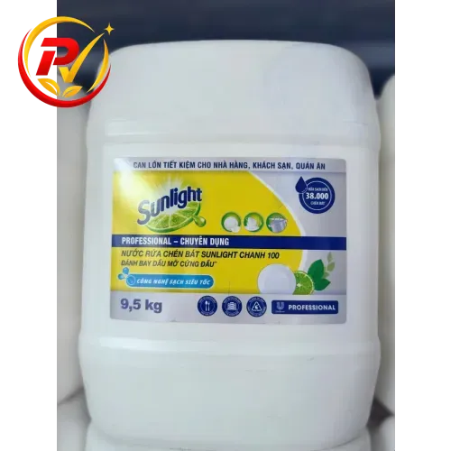 Nước rửa chén Sunlight chanh chuyên dùng can 9.5kg